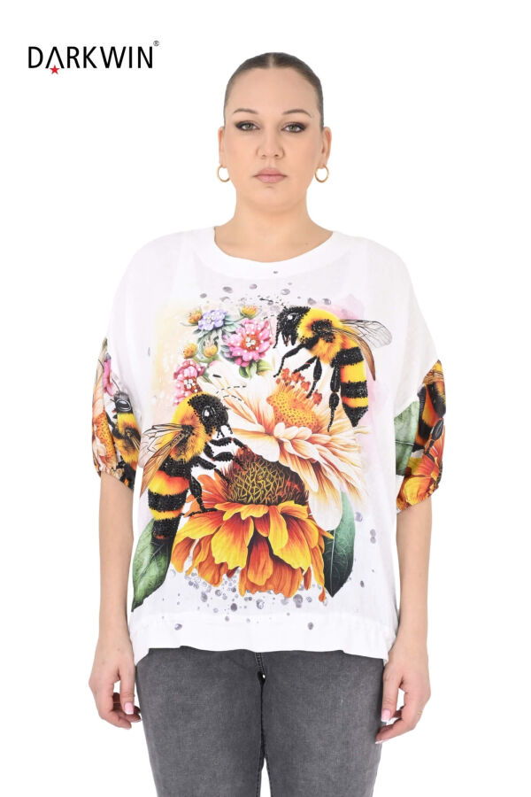 5592 DARKWIN BLUZ EKRU - 1