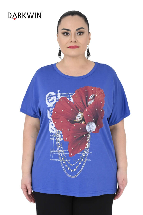 5596 DARKWIN BLUZ LACIVERT - 1