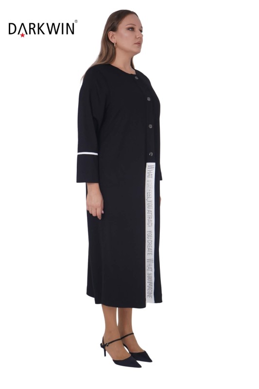 DARKWIN - 5606 DARKWIN ELBİSE SIYAH (1)