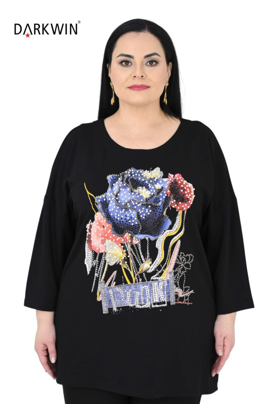5632 DARKWIN BLUZ SIYAH - DARKWIN