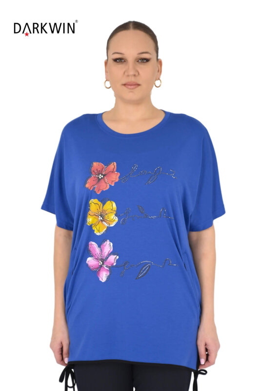 5649 DARKWIN TUNİK MAVI - DARKWIN
