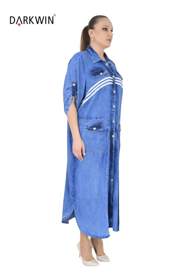 5652 DARKWIN ELBİSE MAVI - 2