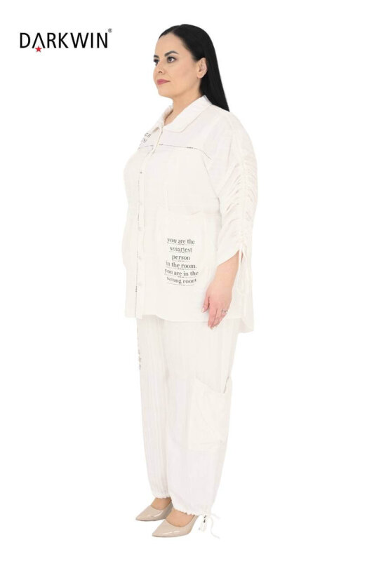 5658 DARKWIN GÖMLEK-PANTOLON EKRU - DARKWIN AN (1)