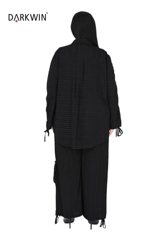 5658 DARKWIN GÖMLEK-PANTOLON SIYAH - 3