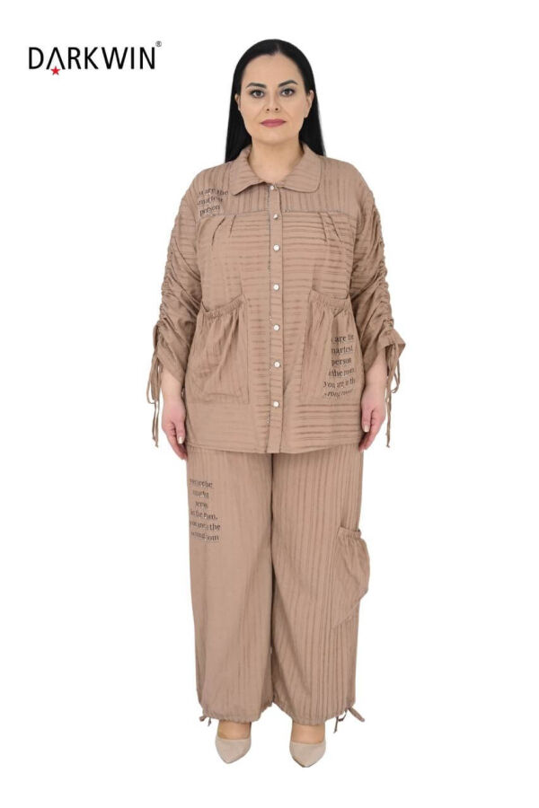 5658 DARKWIN GÖMLEK-PANTOLON VIZON - 1