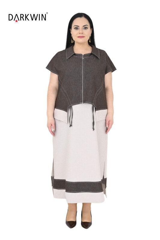 5700 DARKWIN ELBİSE KAHVE - DARKWIN AN