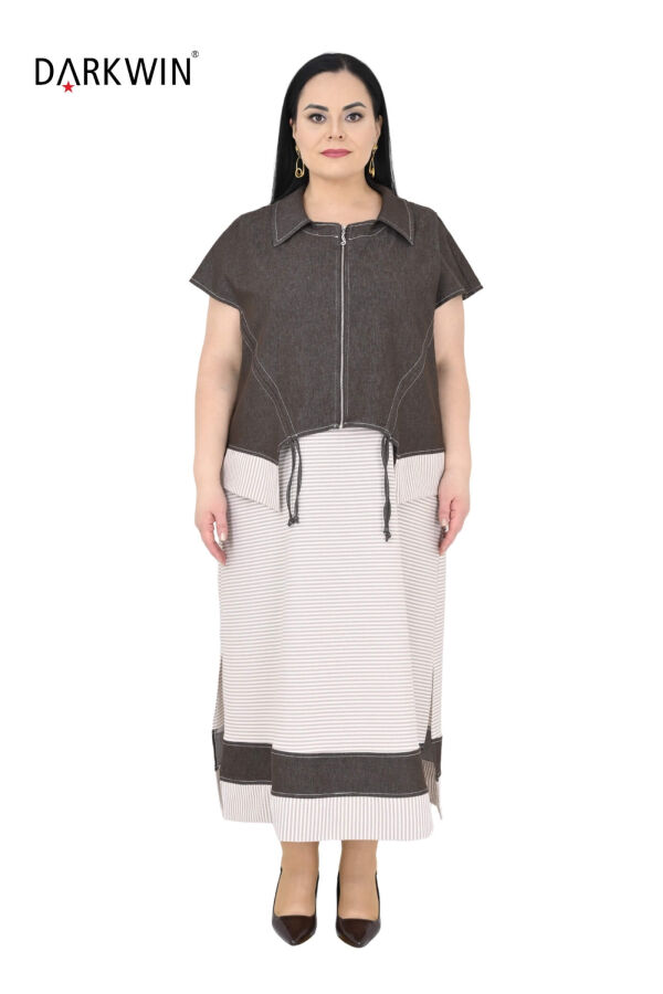 5700 DARKWIN ELBİSE KAHVE - 1