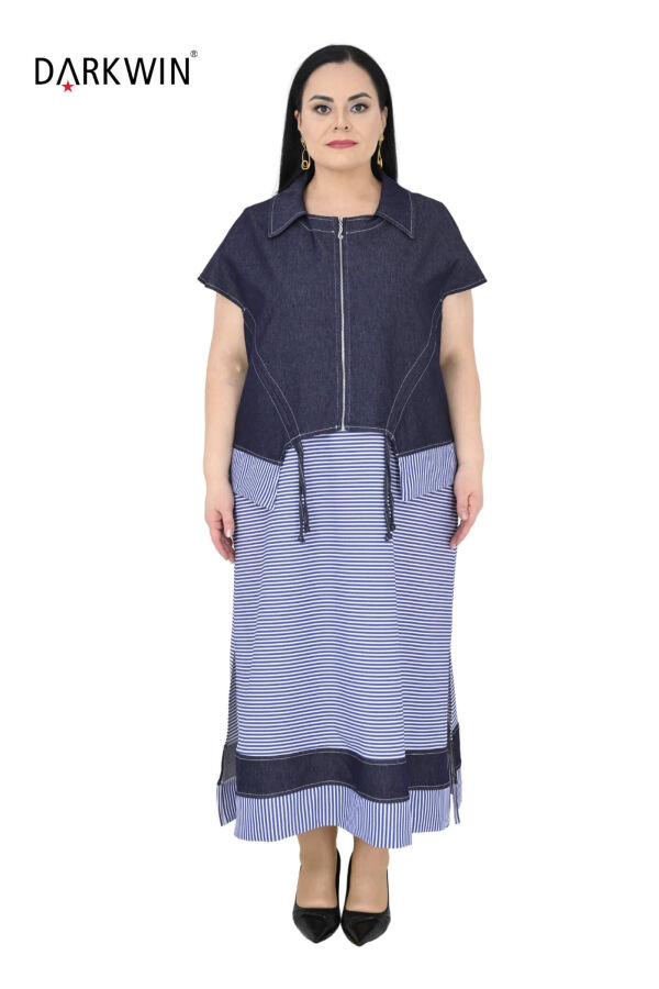 5700 DARKWIN ELBİSE LACIVERT - 1