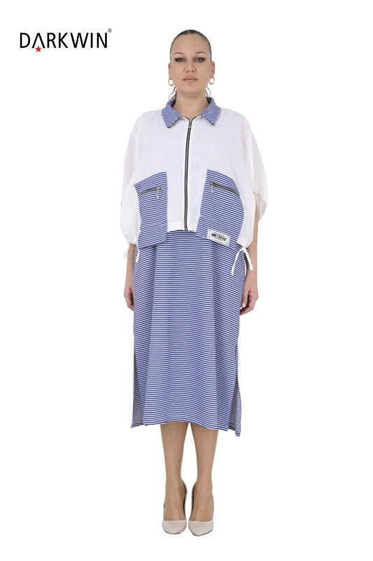 5701 DARKWIN ELBİSE-MONT EKRU - DARKWIN