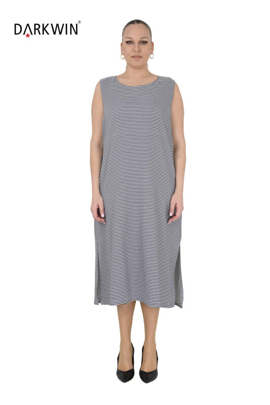 5701 DARKWIN ELBİSE-MONT SIYAH - 4