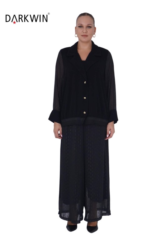 DARKWIN - 5703 DARKWIN CEKET-PANTOLON SIYAH DARKWIN - 5703 DARKWIN CEKET-PANTOLON SIYAH