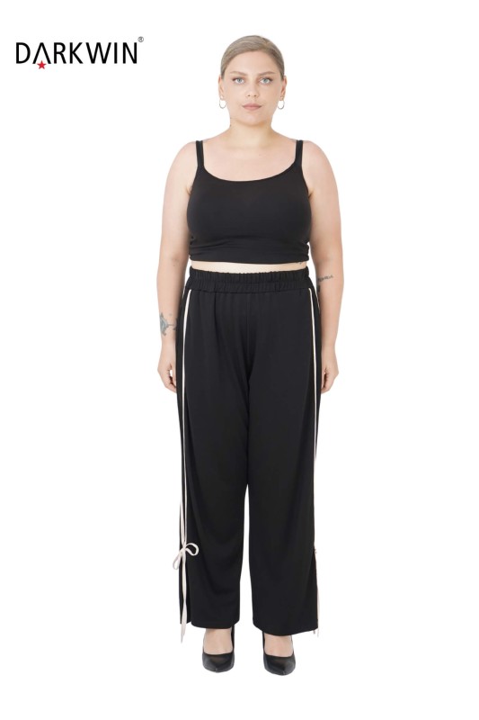 5708 DARKWIN BLUZ-PANTOLON SIYAH - Thumbnail