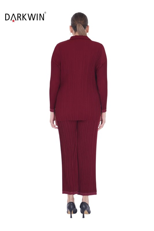 5710-05 DARKWIN CEKET-PANTOLON BORDO - Thumbnail