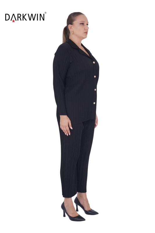 Darkwin - 5710 DARKWIN CEKET-PANTOLON SIYAH (1)