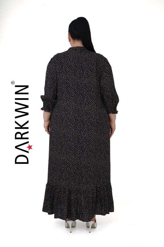 5711-1 DARKWIN ELBİSE SIYAH - Thumbnail