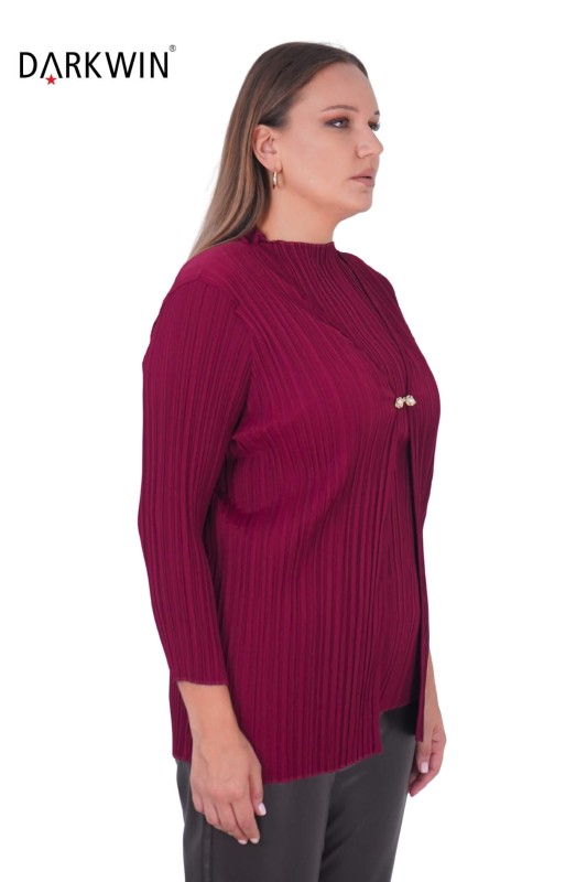 DARKWIN - 5714-5 DARKWIN BLUZ BORDO (1)