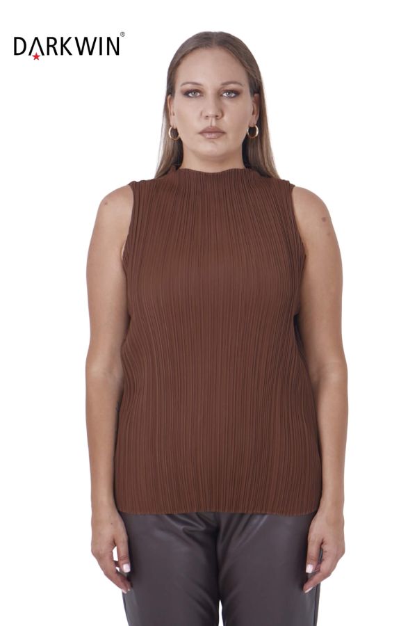5714-6 DARKWIN BLUZ KAHVE - 4