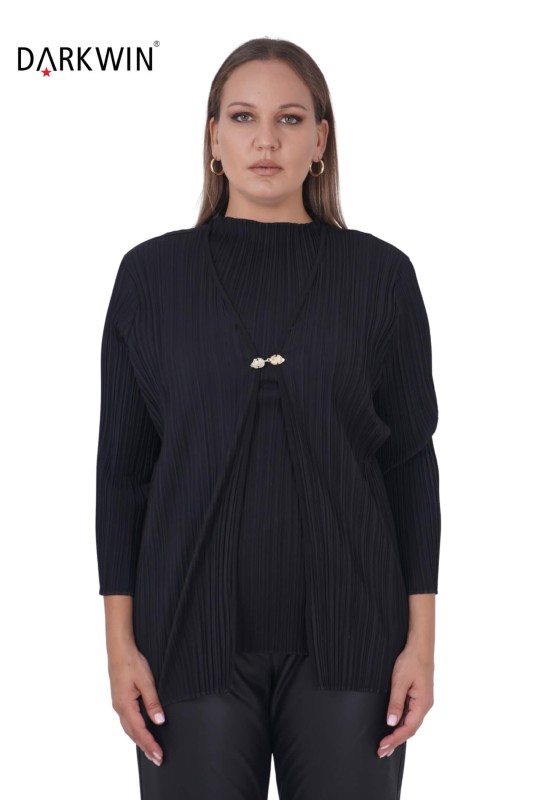 DARKWIN - 5714 DARKWIN BLUZ SIYAH