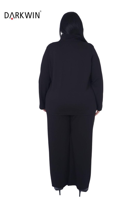 5715 DARKWIN BLUZ-PANTOLON SIYAH - Thumbnail