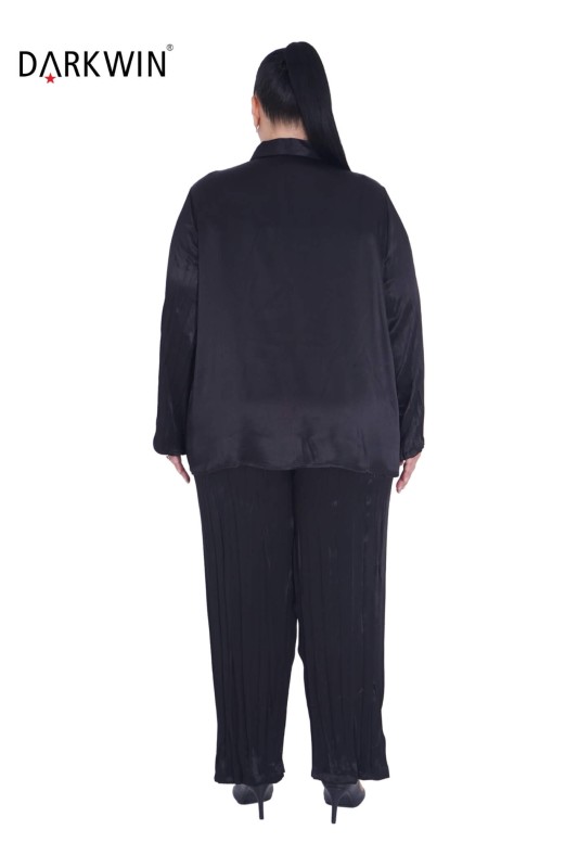 5716 DARKWIN GÖMLEK-PANTOLON SIYAH - Thumbnail