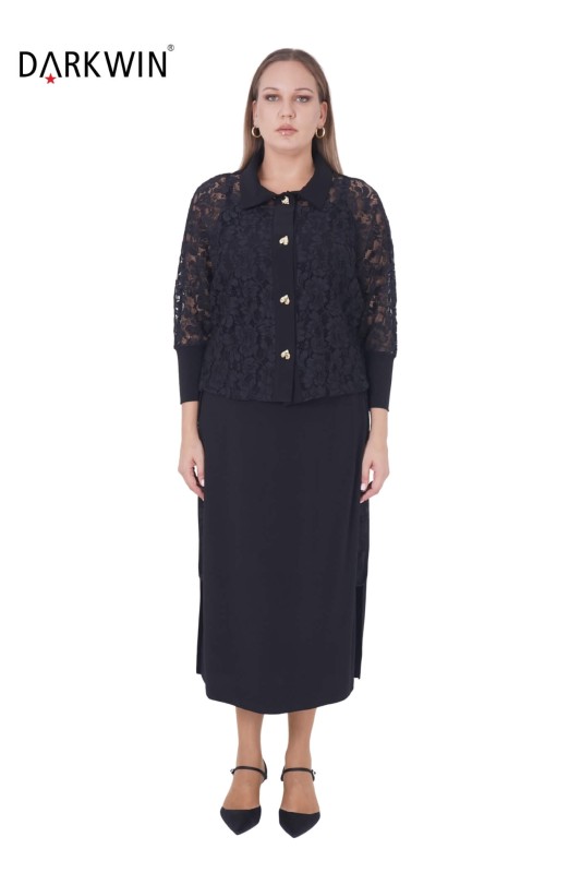 DARKWIN - 5717 DARKWIN GÖMLEK-ETEK SIYAH