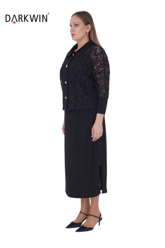 DARKWIN - 5717 DARKWIN GÖMLEK-ETEK SIYAH (1)