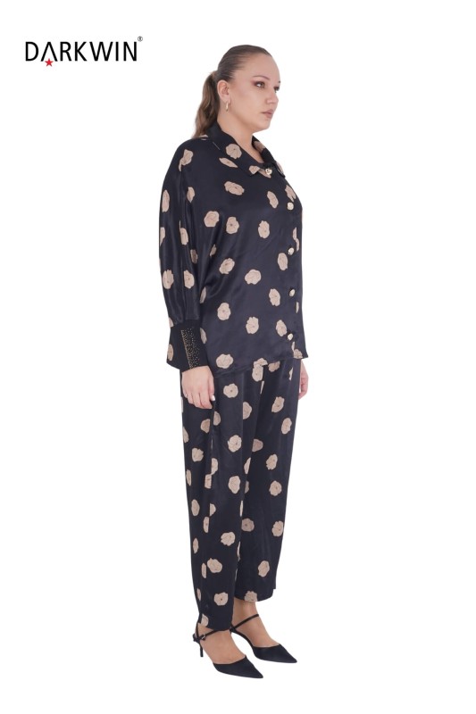 DARKWIN - 5718 DARKWIN GÖMLEK-PANTOLON SIYAH (1)