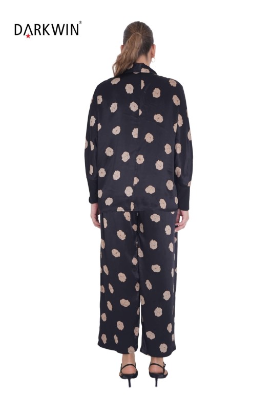 5718 DARKWIN GÖMLEK-PANTOLON SIYAH - Thumbnail