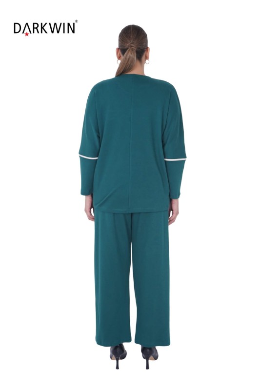 5719-04 DARKWIN BLUZ-PANTOLON YESIL - Thumbnail