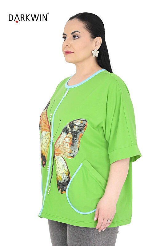 5741 DARKWIN BLUZ YESIL - DARKWIN (1)