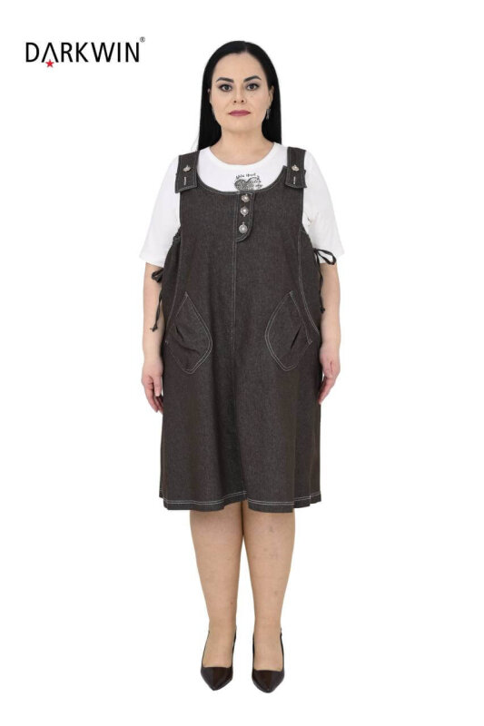 5799 DARKWIN SALOPET-BLUZ KAHVE - DARKWIN AN