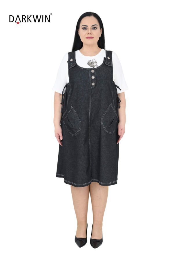 5799 DARKWIN SALOPET-BLUZ SIYAH - 1