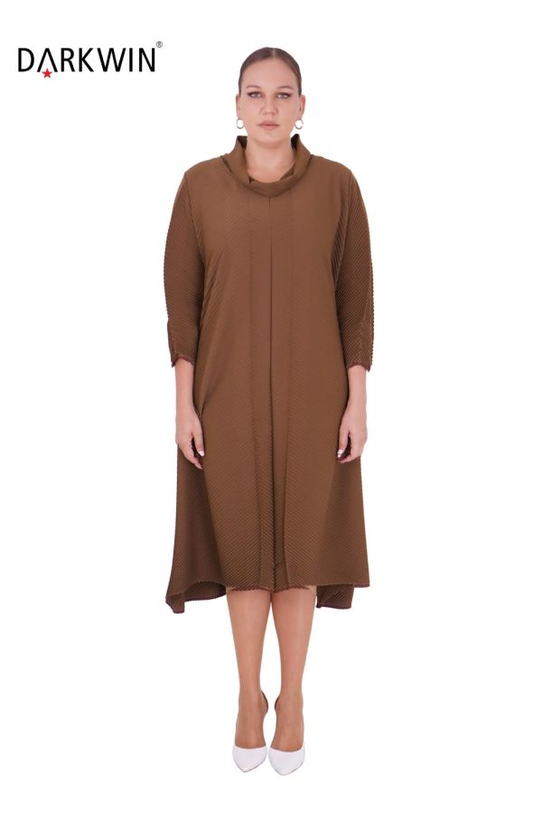 5802-06 DARKWIN ELBİSE KAHVE - 1