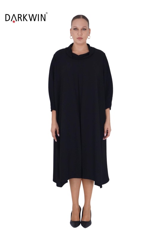 5802 DARKWIN ELBİSE SIYAH - DARKWIN