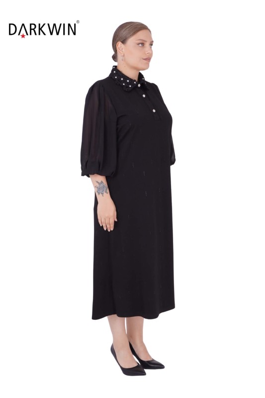 5803 DARKWIN ELBİSE SIYAH - DARKWIN (1)