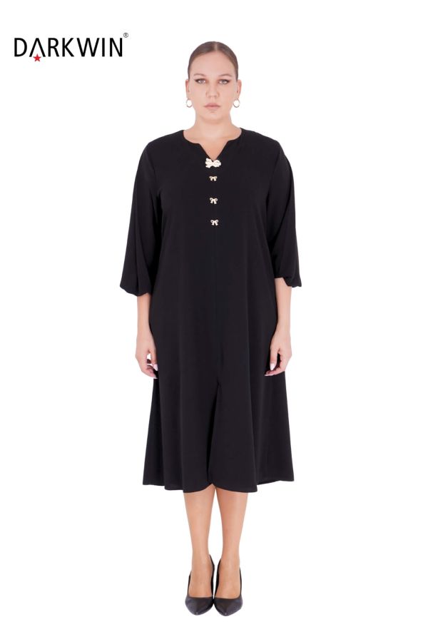 5804 DARKWIN ELBİSE SIYAH - 1