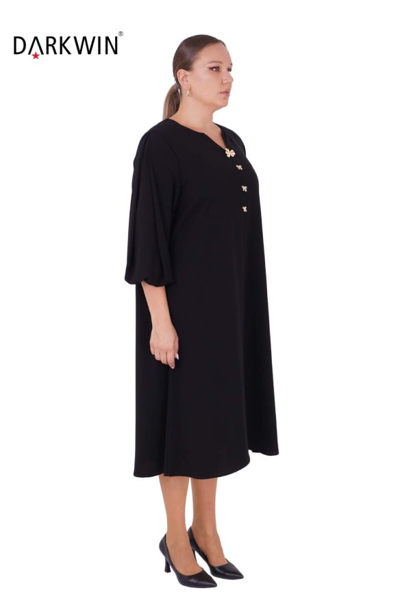 5804 DARKWIN ELBİSE SIYAH - 2