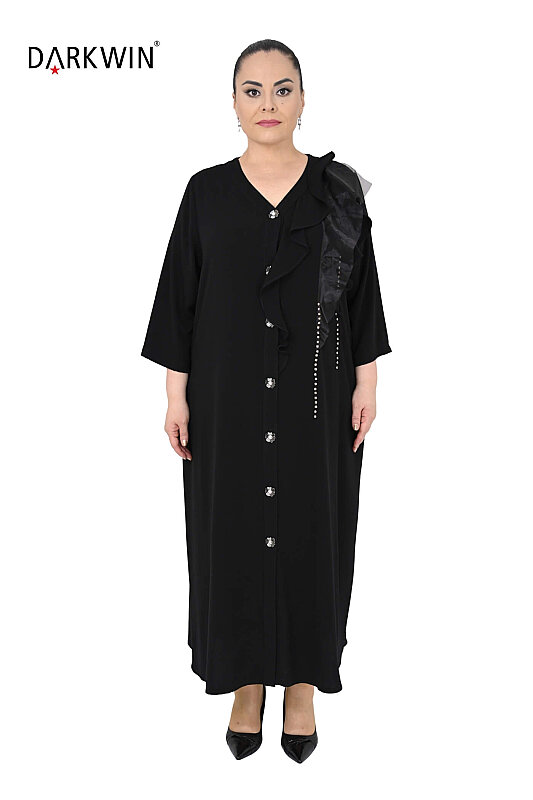 5804 DARKWIN ELBİSE SIYAH - 1