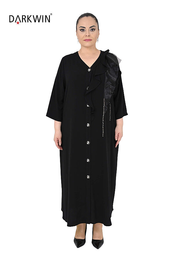 5804 DARKWIN ELBİSE SIYAH - 1