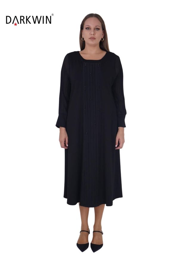 5805 DARKWIN ELBİSE SIYAH - 1