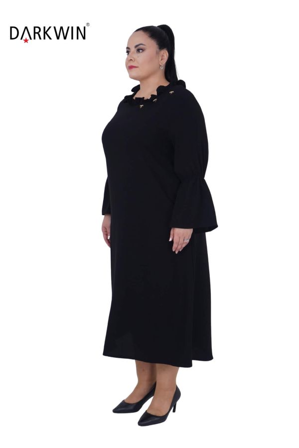 5808 DARKWIN ELBİSE SIYAH - 2