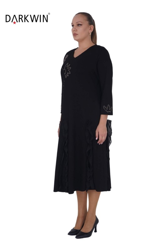 5809-1 DARKWIN ELBİSE SIYAH - DARKWIN (1)