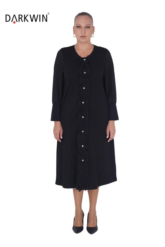 DARKWIN - 5809 DARKWIN ELBİSE SIYAH