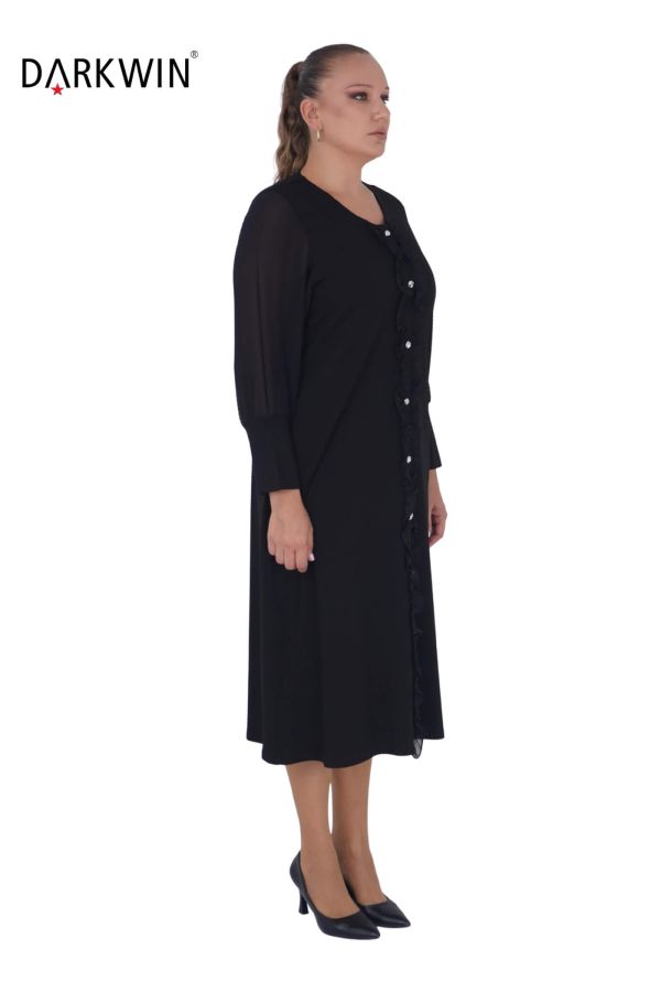 5809 DARKWIN ELBİSE SIYAH - 2