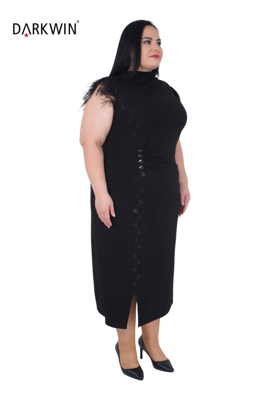 5811-1 DARKWIN ELBİSE SIYAH - Darkwin (1)