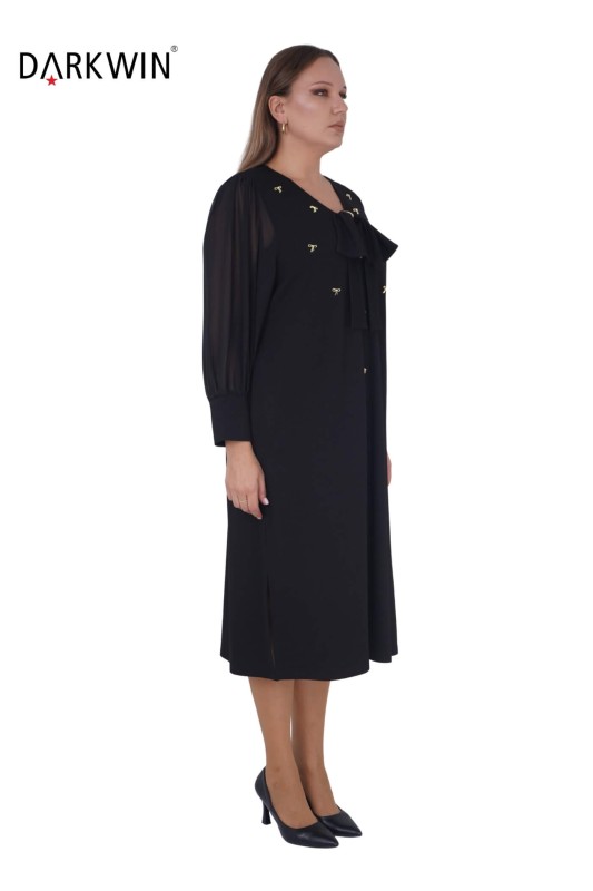 5812 DARKWIN ELBİSE SIYAH - DARKWIN (1)