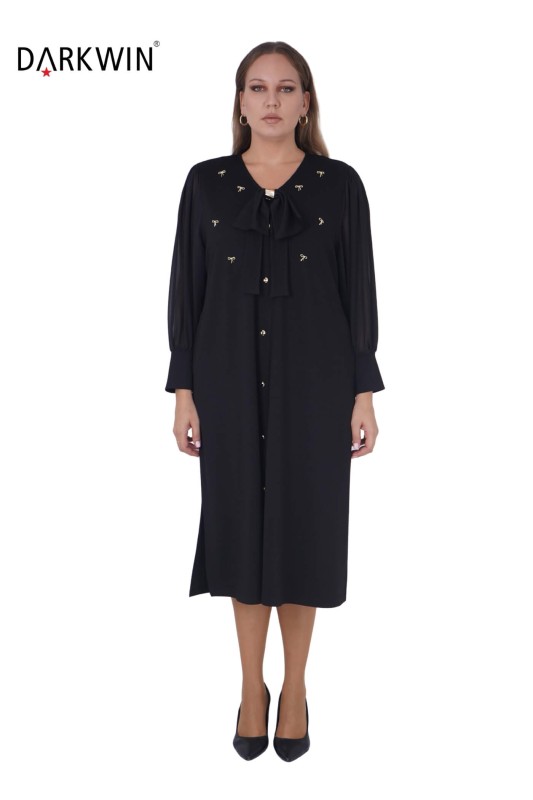 DARKWIN - 5812 DARKWIN ELBİSE SIYAH