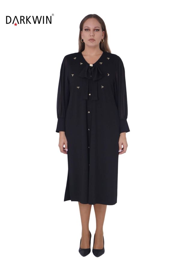 5812 DARKWIN ELBİSE SIYAH - 1