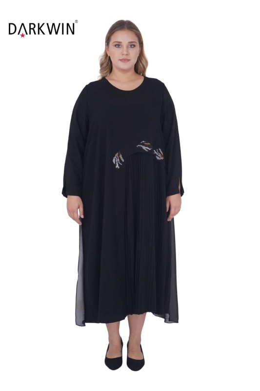 5813 DARKWIN ELBİSE SIYAH - DARKWIN