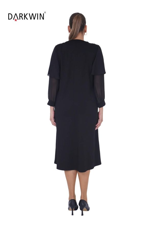5814 DARKWIN ELBİSE SIYAH - 3